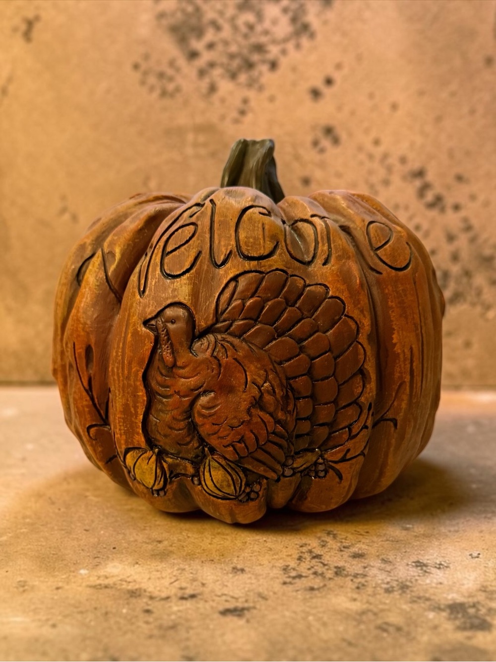 🫶🏻 Welcome Turkey Pumpkin Holiday Decor